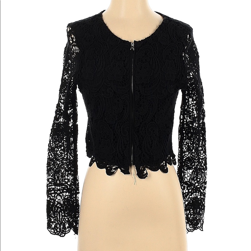 Lilis Closet Black Lace Jacket